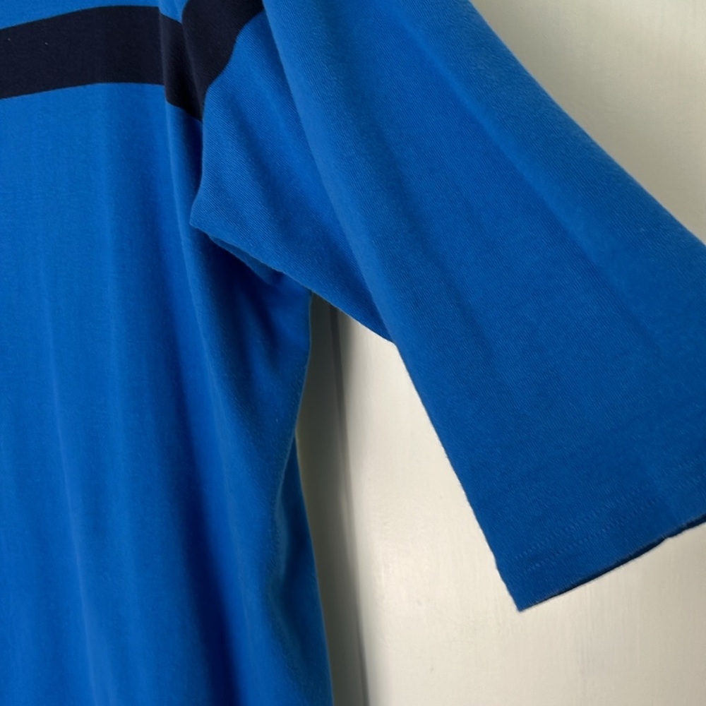 Croft & Barrow 2X Boatneck Blue Striped Shirt - Picture 3 of 8